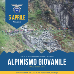 Presentazione corso Alpinismo Giovanile @ Sede Cai